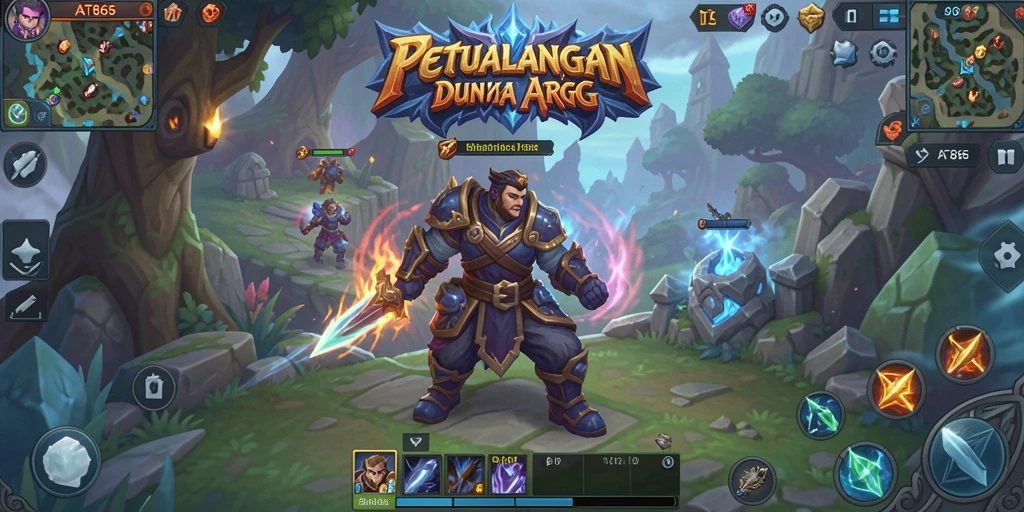 Menampilkan aksi gameplay mendebarkan dari game ARPG AT866.