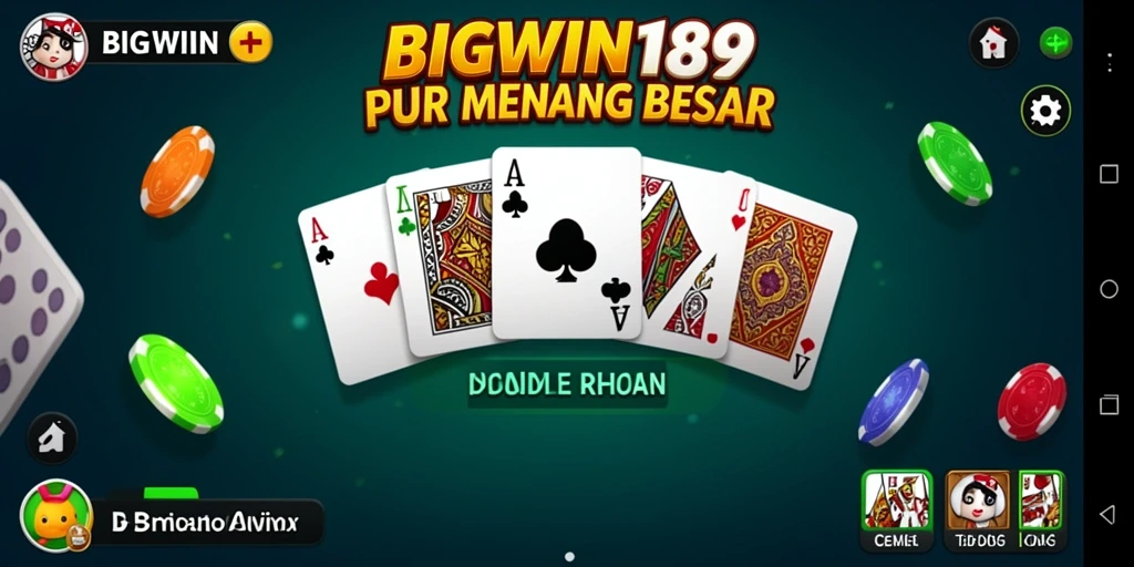 Tampilan menarik dari gameplay Domino di BIGWIN189.