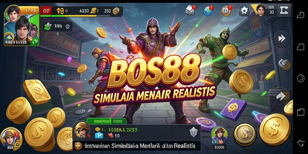 Screenshot gameplay dari BOS88 yang menunjukkan interaksi dalam permainan.