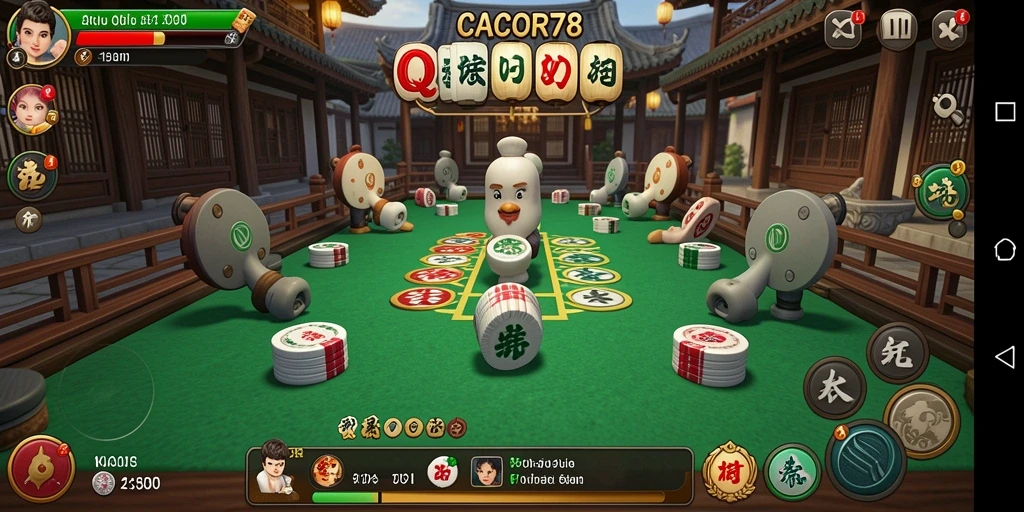 Screenshot gameplay QiuQiu yang seru di CACOR78.