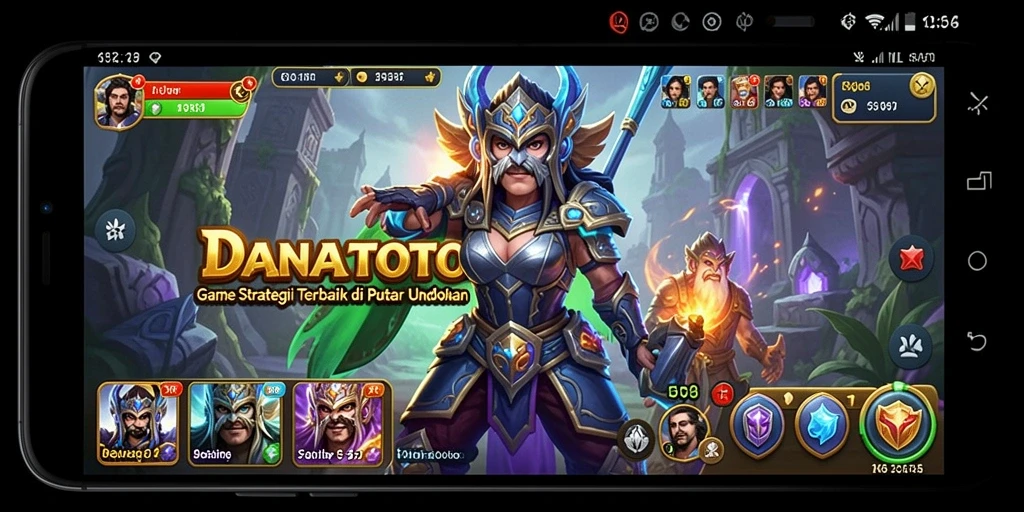 Tampilan menarik dari gameplay DANATOTO yang penuh strategi.
