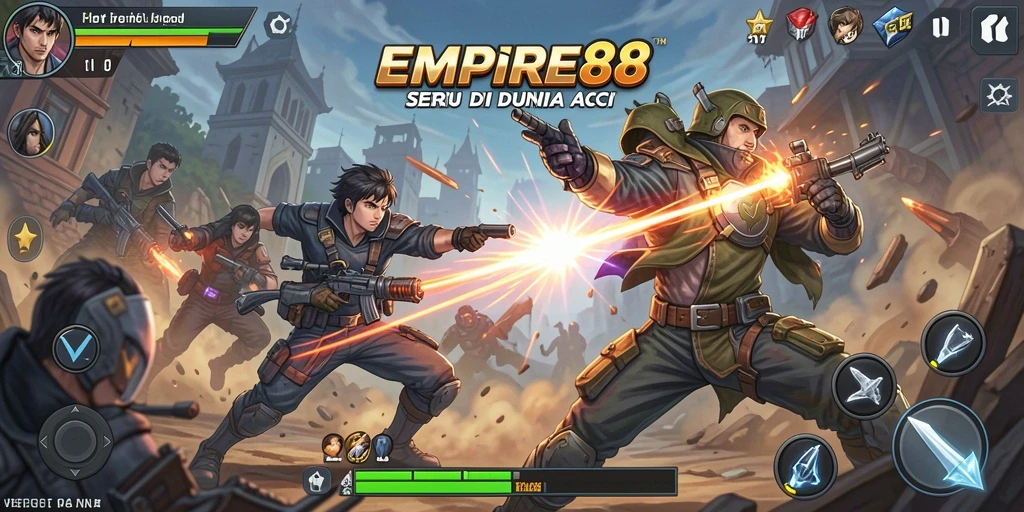 Tangkapan layar menampilkan pertarungan seru di EMPIRE88.