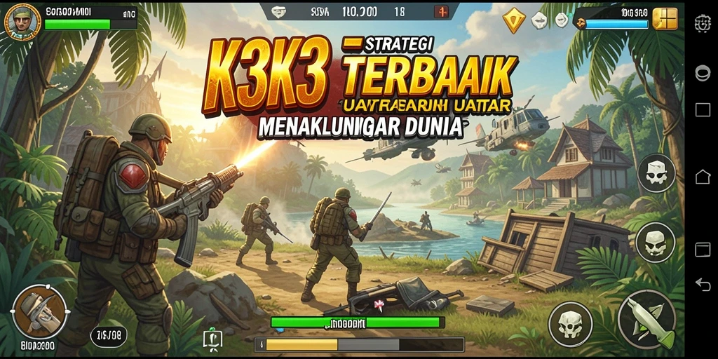 Tampilan menarik dari gameplay K3K3 dengan strategi yang mendebarkan.