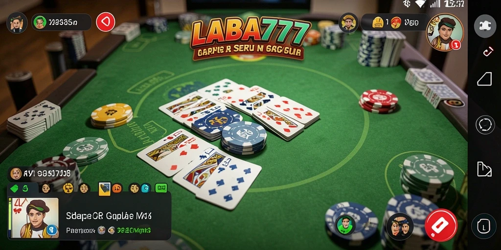 Tampilan menarik dari permainan Gaple di LABA777.