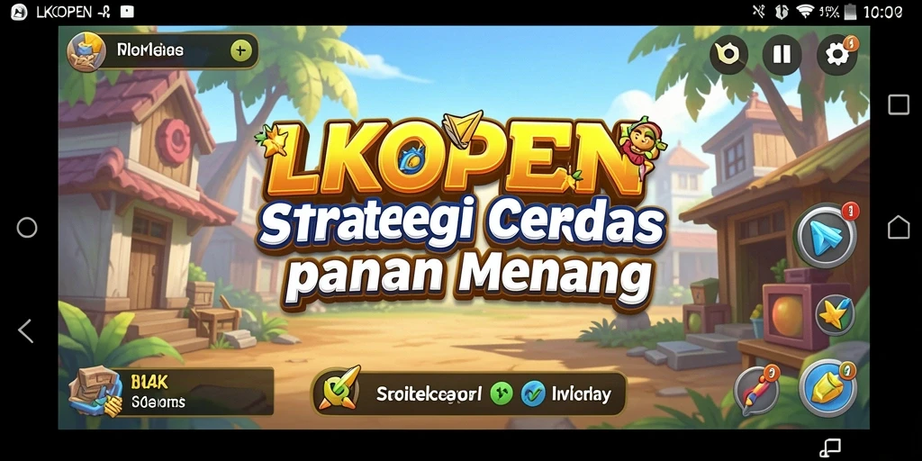 Tampilan gameplay LKOPEN yang menampilkan pertarungan strategi yang menarik.