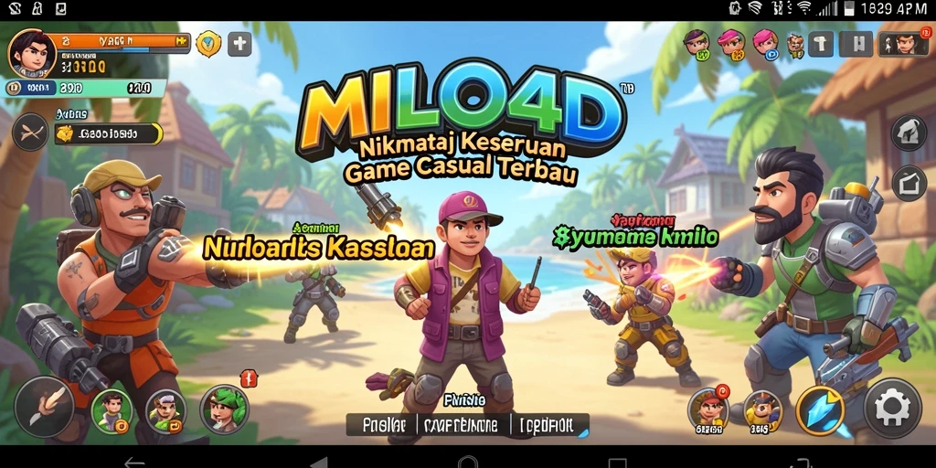 Gameplay seru dan menyenangkan dari MILO4D.