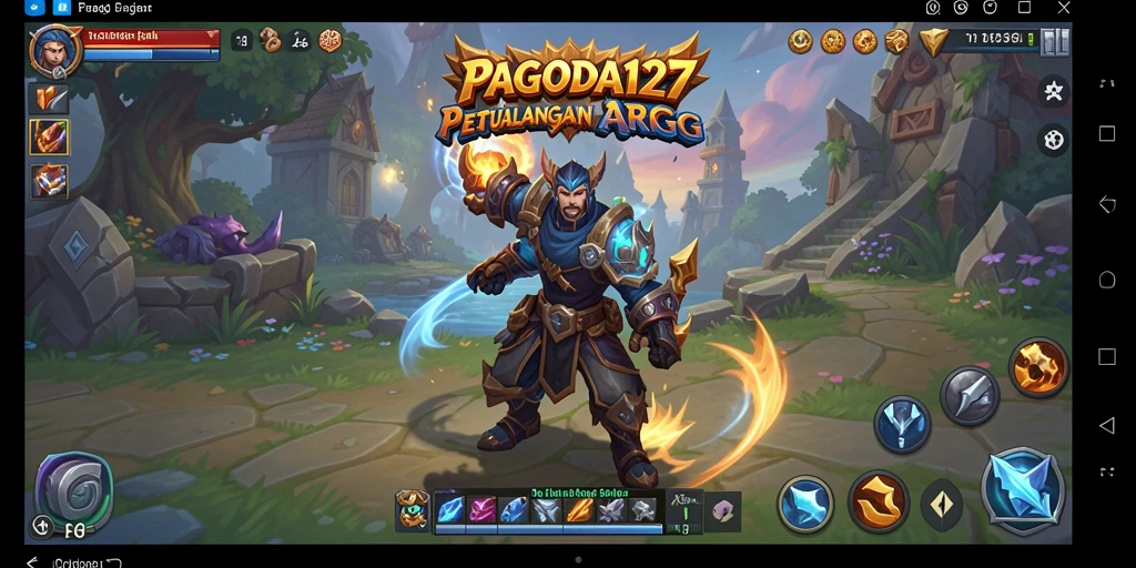 Tampilan gameplay yang mendebarkan dalam PAGODA127.