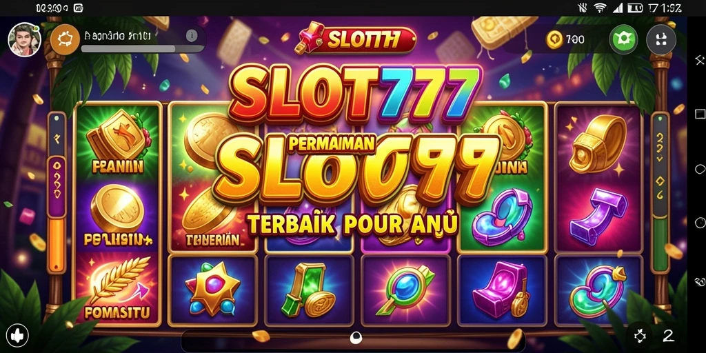 Tampilan mengesankan dari gameplay Slot di SLOT777.
