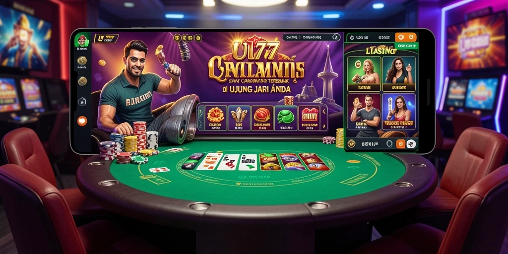 Tampilan gameplay Live Casino yang mengasyikkan di UT77.